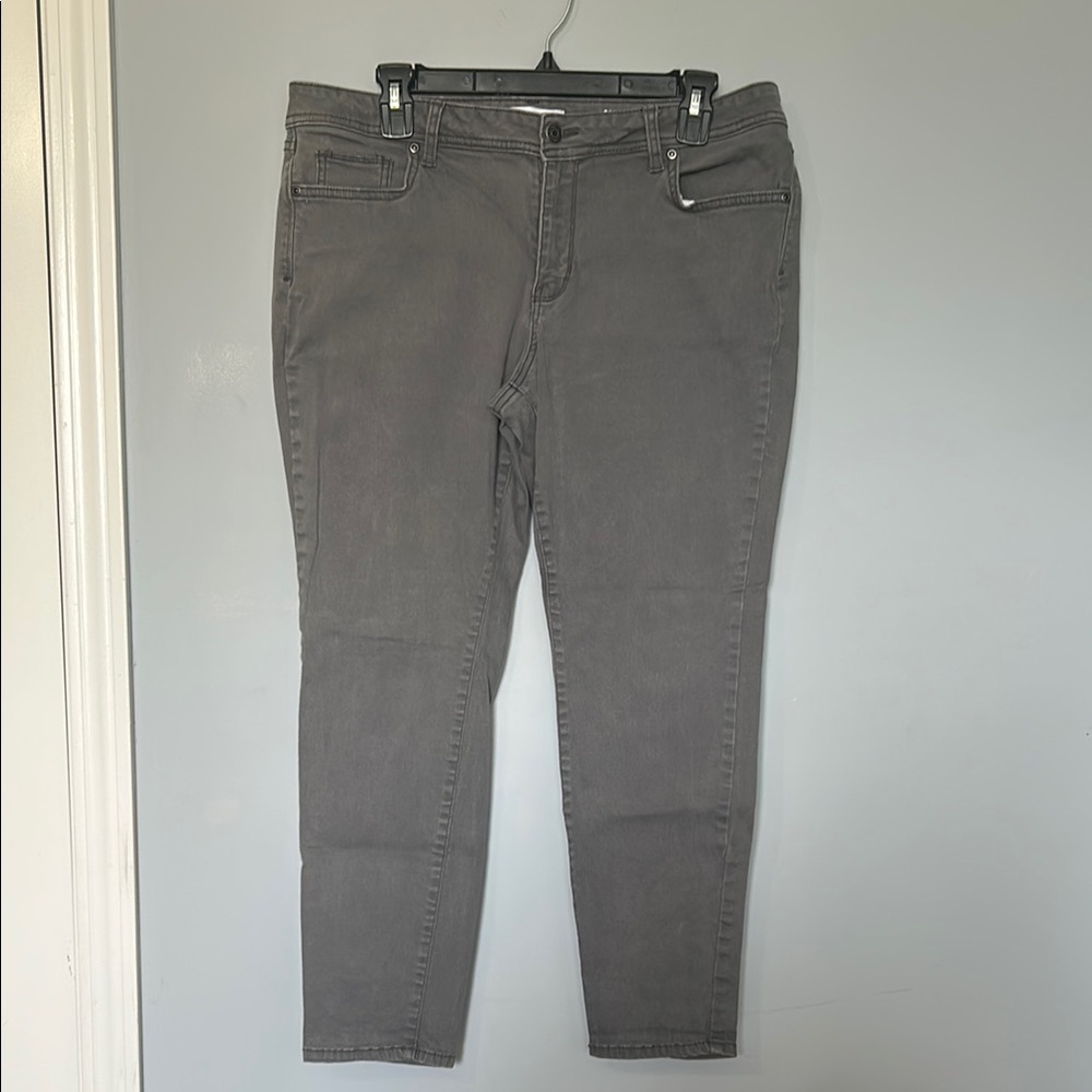 Sonoma Classic Gray Skinny Jeans for Women size 16s
